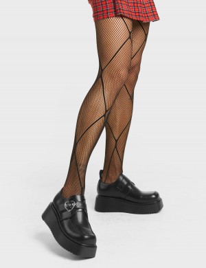 Lamoda After Party Fornido Plataforma Shoes Negros | 1359RBCIS