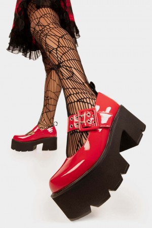 Lamoda All Star Fornido Mary Jane Shoes Rojos | 4692YNGTF