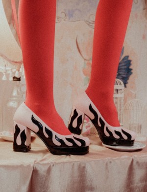 Lamoda Changed Plataforma Heels Rosas | 6701NQGHP