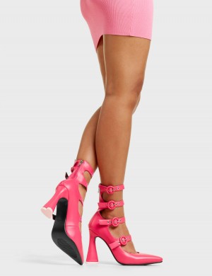 Lamoda Dollface Plataforma Heels Fucsia | 8975MUBGH