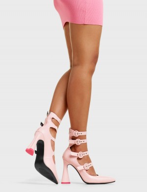 Lamoda Dollface Plataforma Heels Rosas | 6482LSBDI
