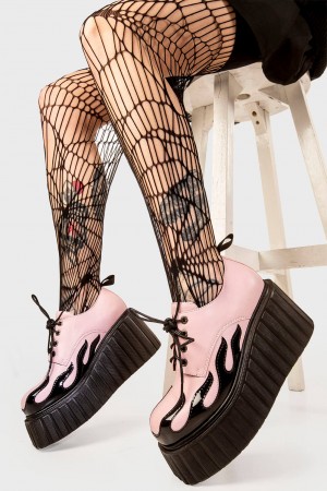 Lamoda Girls On Tour Fornido Plataforma Creeper Shoes Rosas | 0264WVRTY