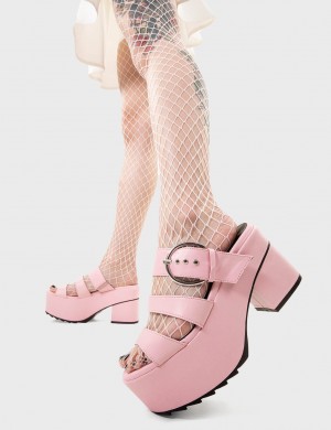 Lamoda Out The Mud Fornido Plataforma Sandals Rosas | 6890MTQDL