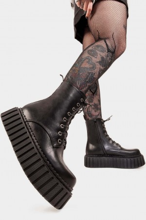 Lamoda Stormz Fornido Ankle Creeper Boots Negros | 0653FUYHX