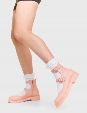 Lamoda Trapped Plataforma Shoes Rosas | 4073THCFA