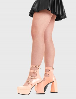 Lamoda True Romance Plataforma Heels Rosas | 9765PDYAL