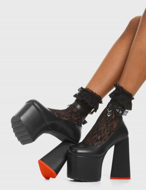 Lamoda Your Ex Plataforma Heels Negros | 0324UDJWO